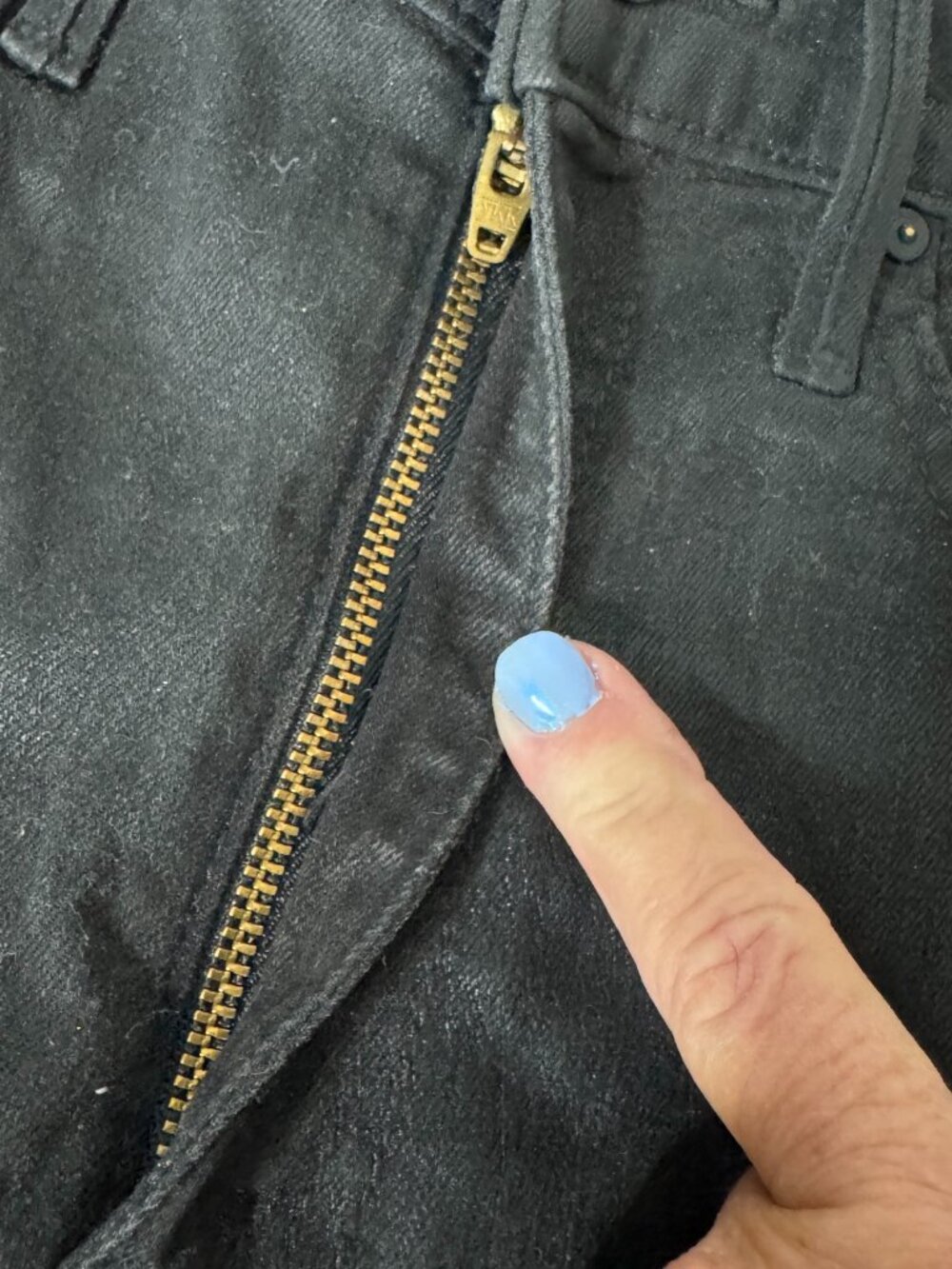 MOTHER The Swooner Ankle Black Coated High Waist Jeans in Wet Paint - Picture 11 of 15